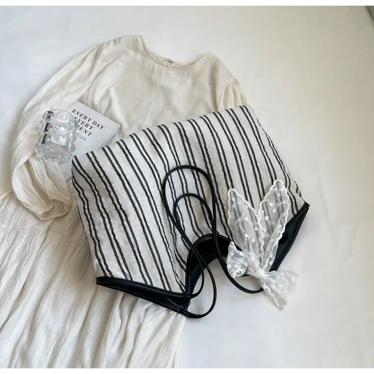 Striped Shoulder Bag for Women Spring 2025 — feature 18