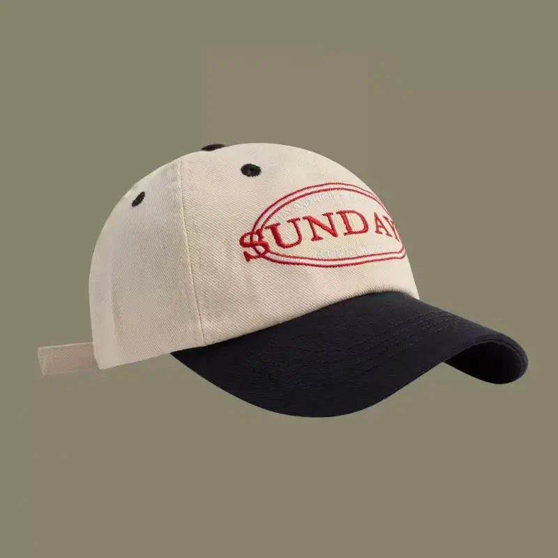 2025 Men Women Red Embroidered Baseball Cap
