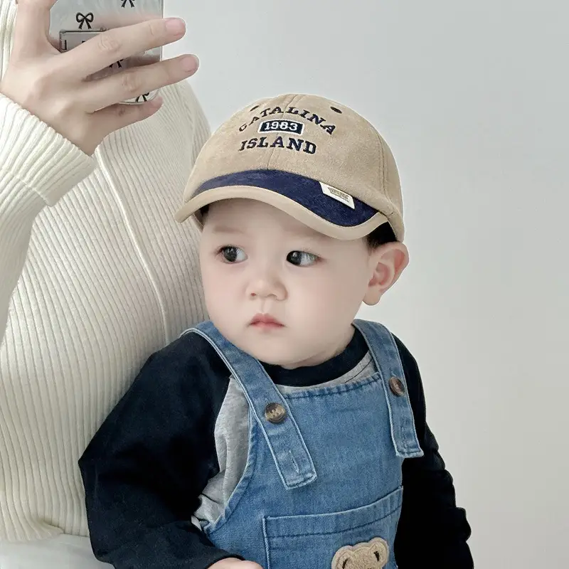 Black Embroidered Baby Cap 1983 Island Catlina — feature 7