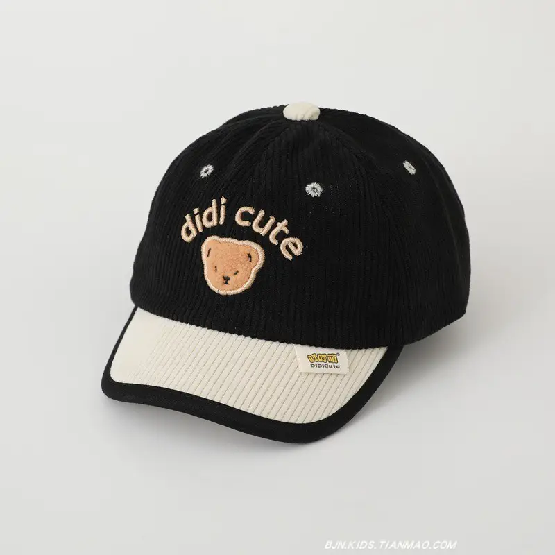 Black Embroidered Baby Cap 1983 Island Catlina - Image 5