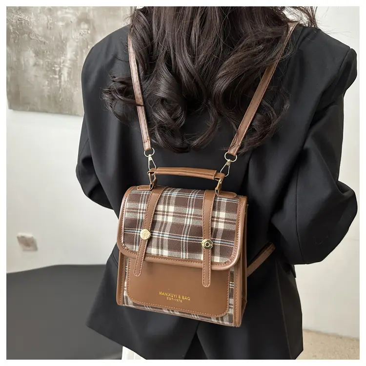 British Style Plaid Shoulder Bag for Women 2025 — feature 13