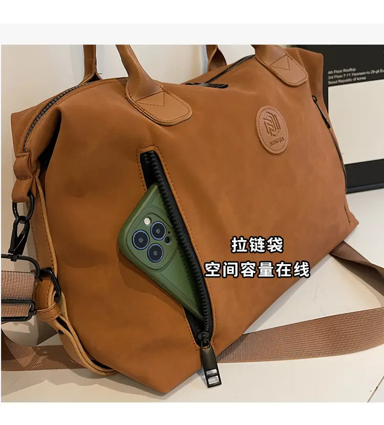 Pink Crossbody Tote Bag for Women Large Capacity Travel — feature 11