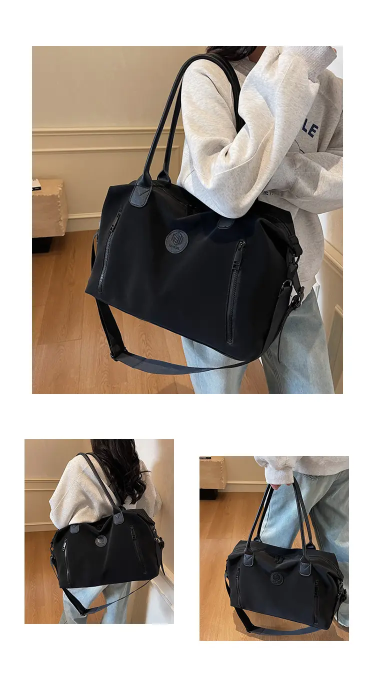 Pink Crossbody Tote Bag for Women Large Capacity Travel — feature 14