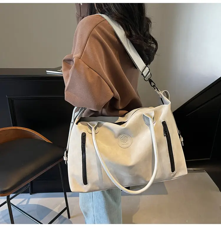 Pink Crossbody Tote Bag for Women Large Capacity Travel — feature 21