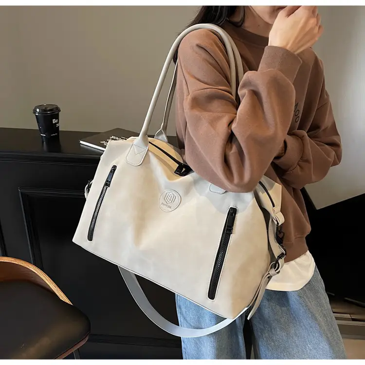 Pink Crossbody Tote Bag for Women Large Capacity Travel — feature 22