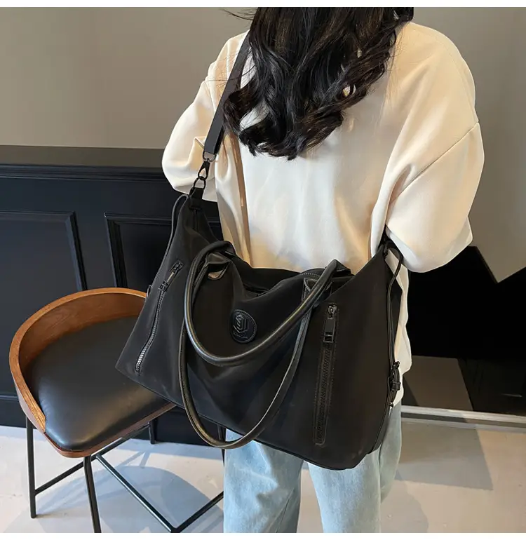 Pink Crossbody Tote Bag for Women Large Capacity Travel — feature 24