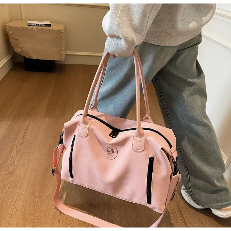 Pink Crossbody Tote Bag for Women Large Capacity Travel — feature 34