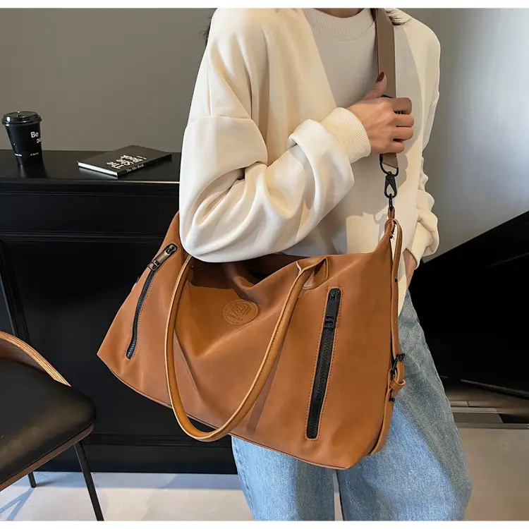 Pink Crossbody Tote Bag for Women Large Capacity Travel — feature 35