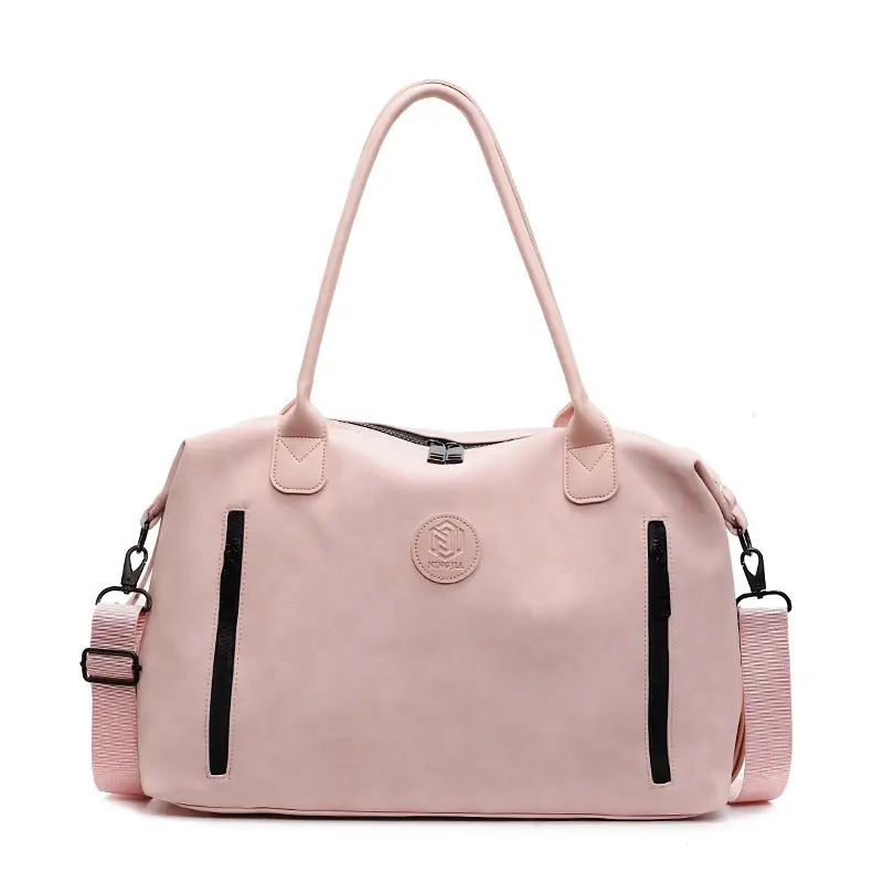 Pink Crossbody Tote Bag for Women Large Capacity Travel - Image 2