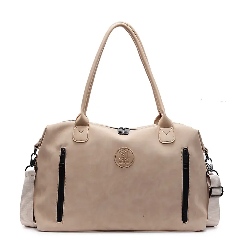 Pink Crossbody Tote Bag for Women Large Capacity Travel - Image 4