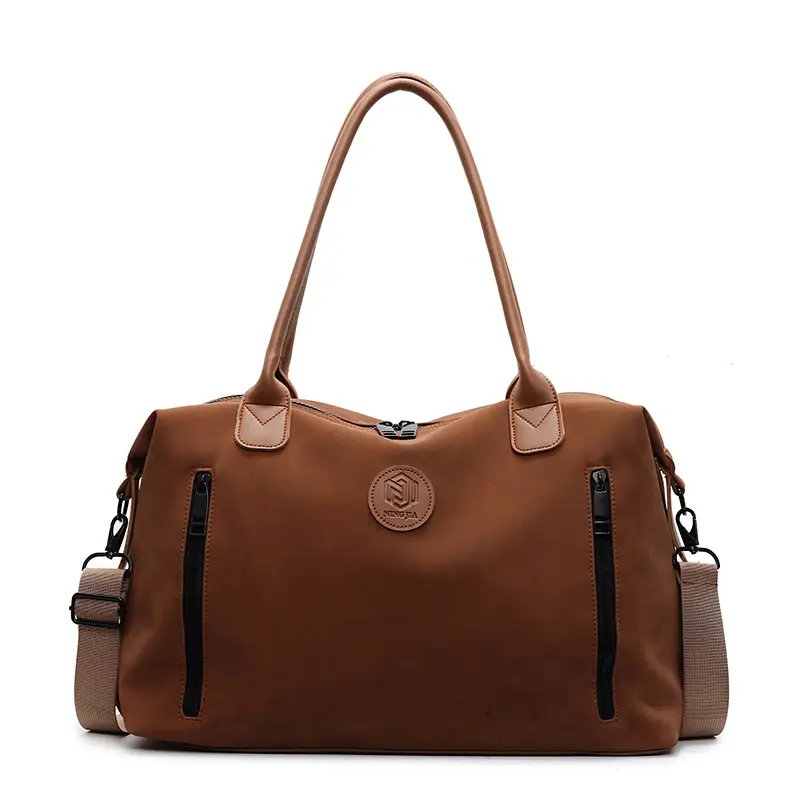 Pink Crossbody Tote Bag for Women Large Capacity Travel - Image 5