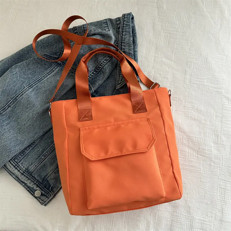 Orange Korean Style Shoulder Bag for Women - Image 3