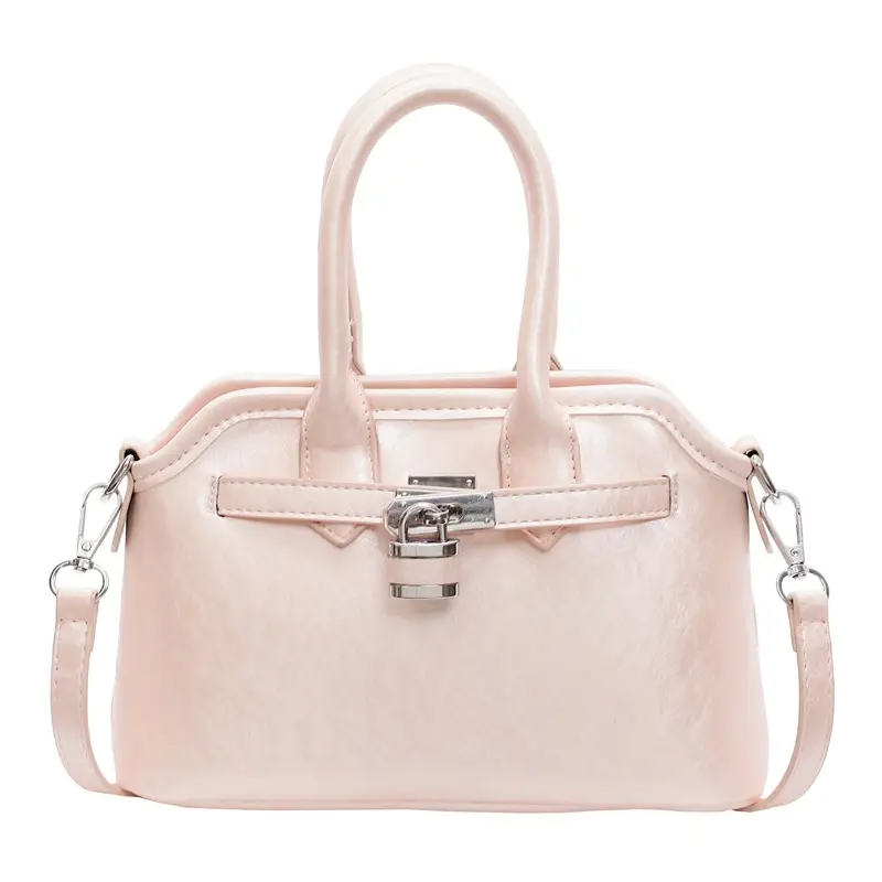 White Retro Shell Shoulder Bag for Women