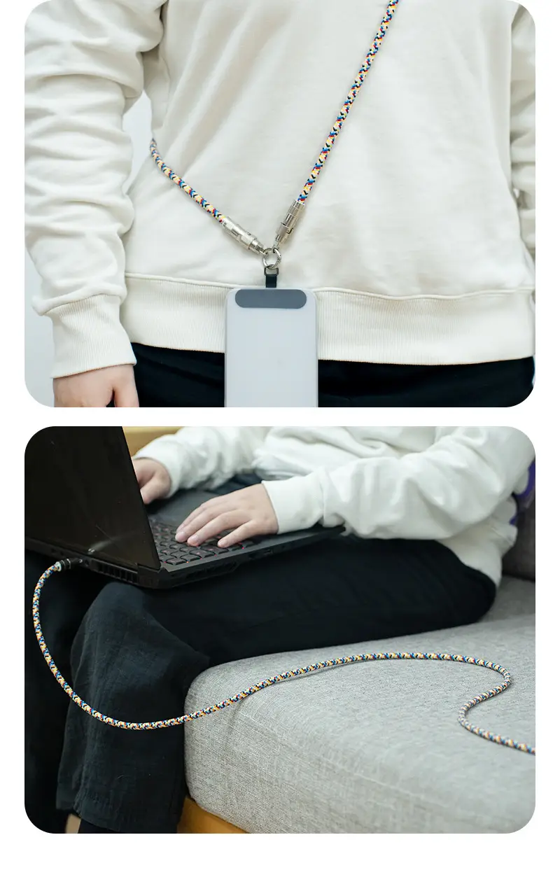 Type-C Lightning Cable & Lanyard Dual Use Braided Anti-Lost — feature 9