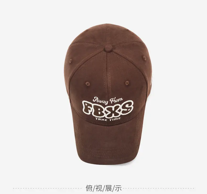 Brown FTX Time Letter Embroidered Cap for Men — feature 13