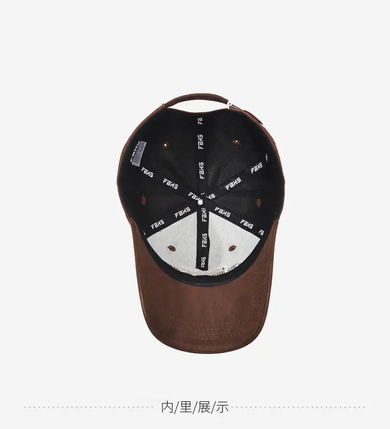 Brown FTX Time Letter Embroidered Cap for Men — feature 14
