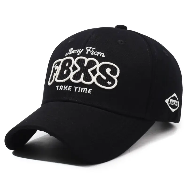 Brown FTX Time Letter Embroidered Cap for Men - Image 3
