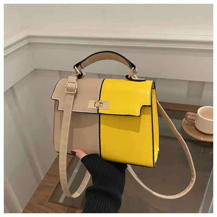 Contrast Gold Button Kelly Bag 2025 New — feature 25