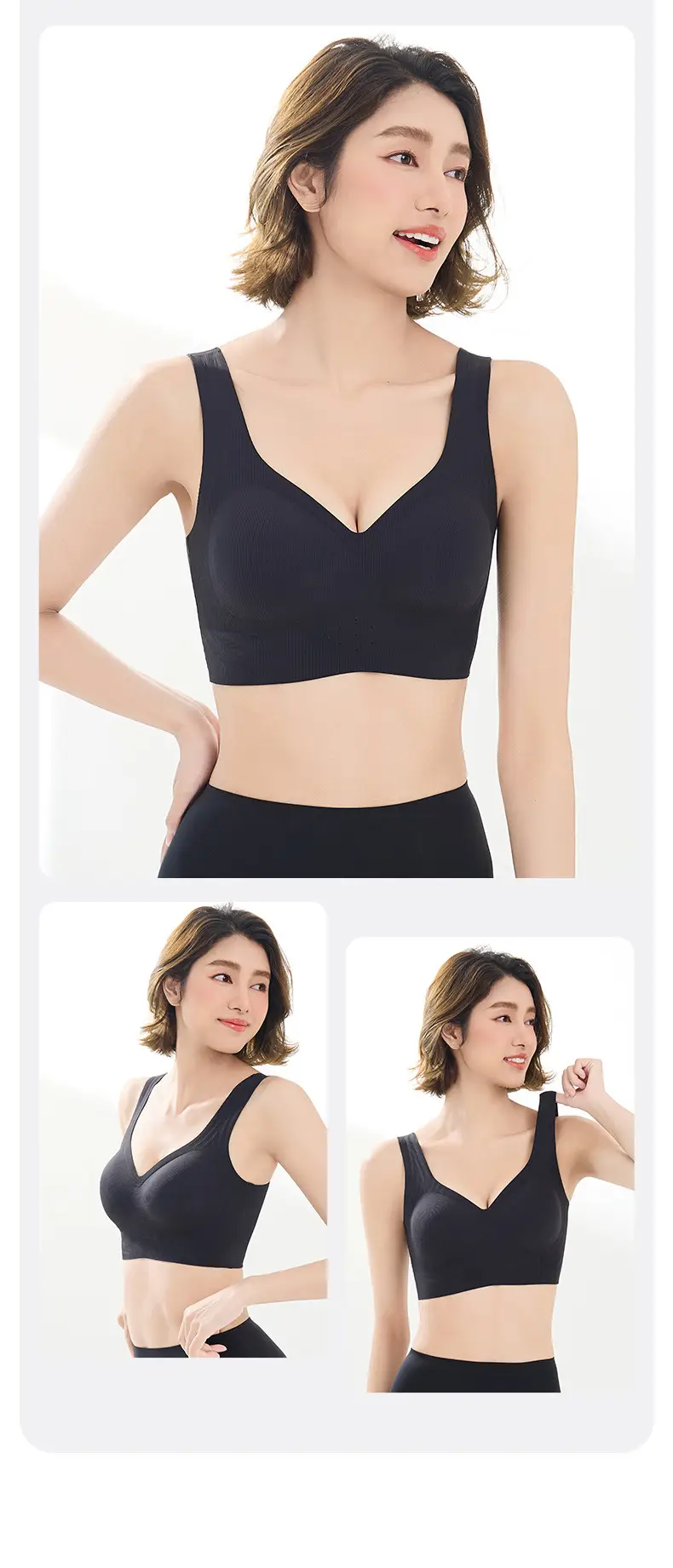 Women's Seamless Back Underwear Spring Summer New Soft Support — feature 23
