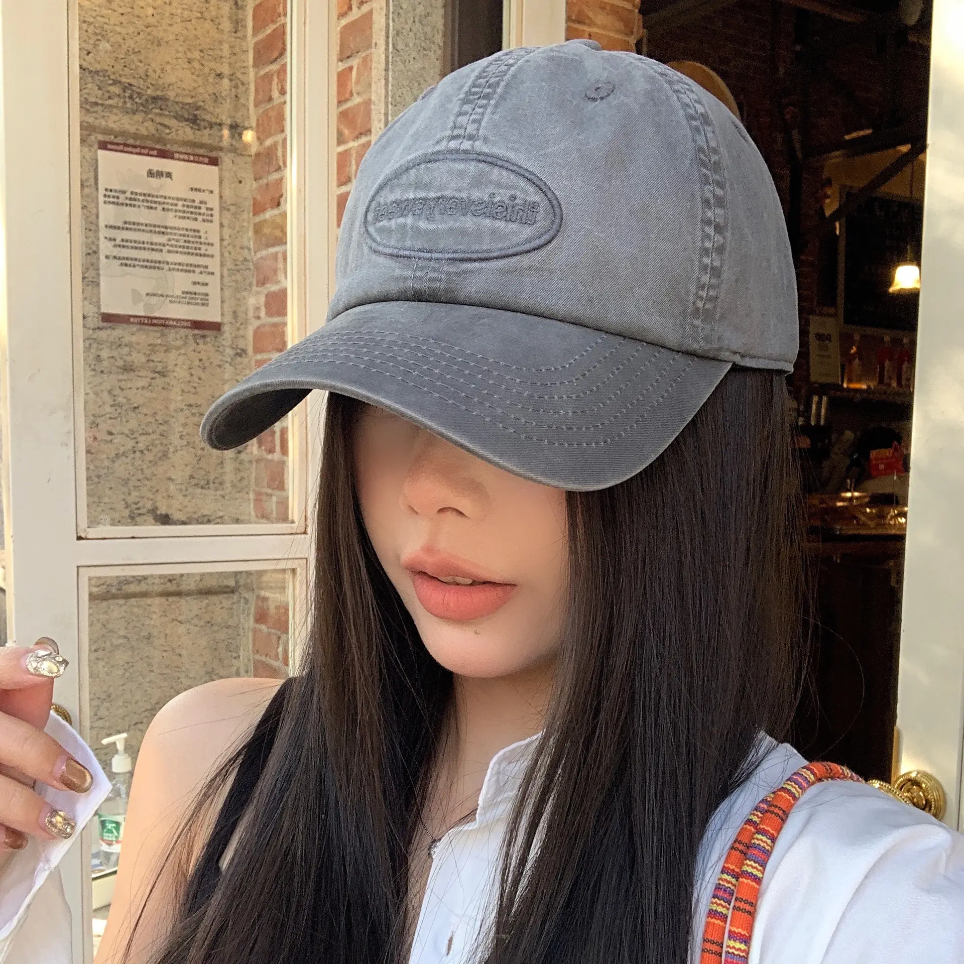 Women's Korean-style Baseball Cap with Logo - Image 7