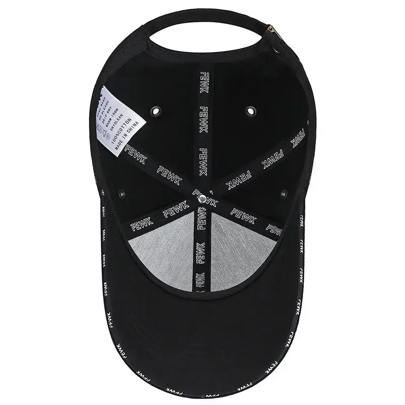 Men's FEWK Baseball Cap Black Bronze Sunshade - Image 8