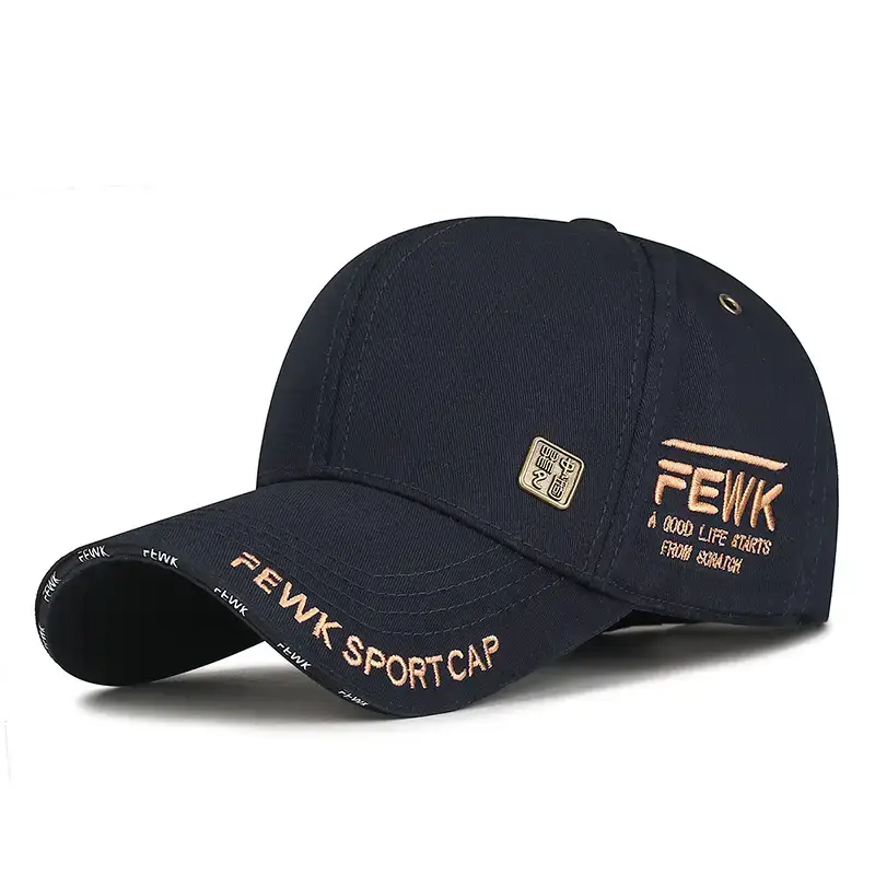 Men's FEWK Baseball Cap Black Bronze Sunshade - Image 3