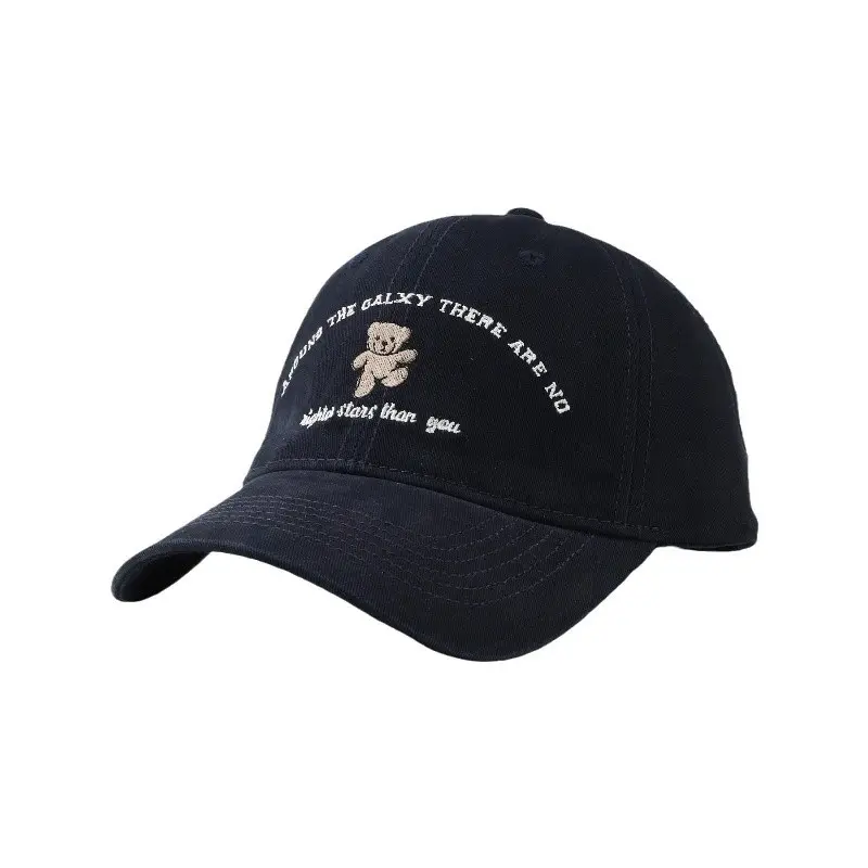 Women White Dancing Bear Cap Small Korean Wide Bristle - Image 12