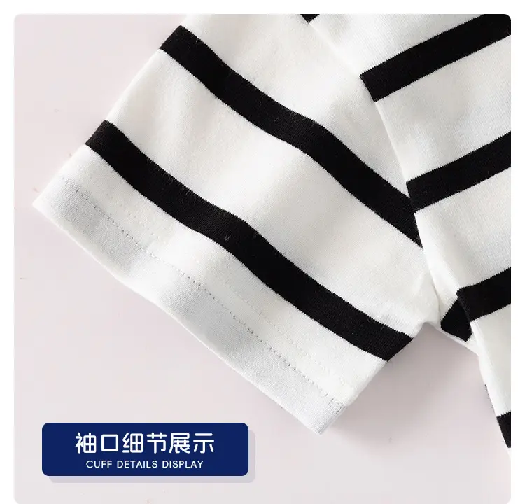 Boys Striped Polo Shirt 2025 Korean Summer — feature 13