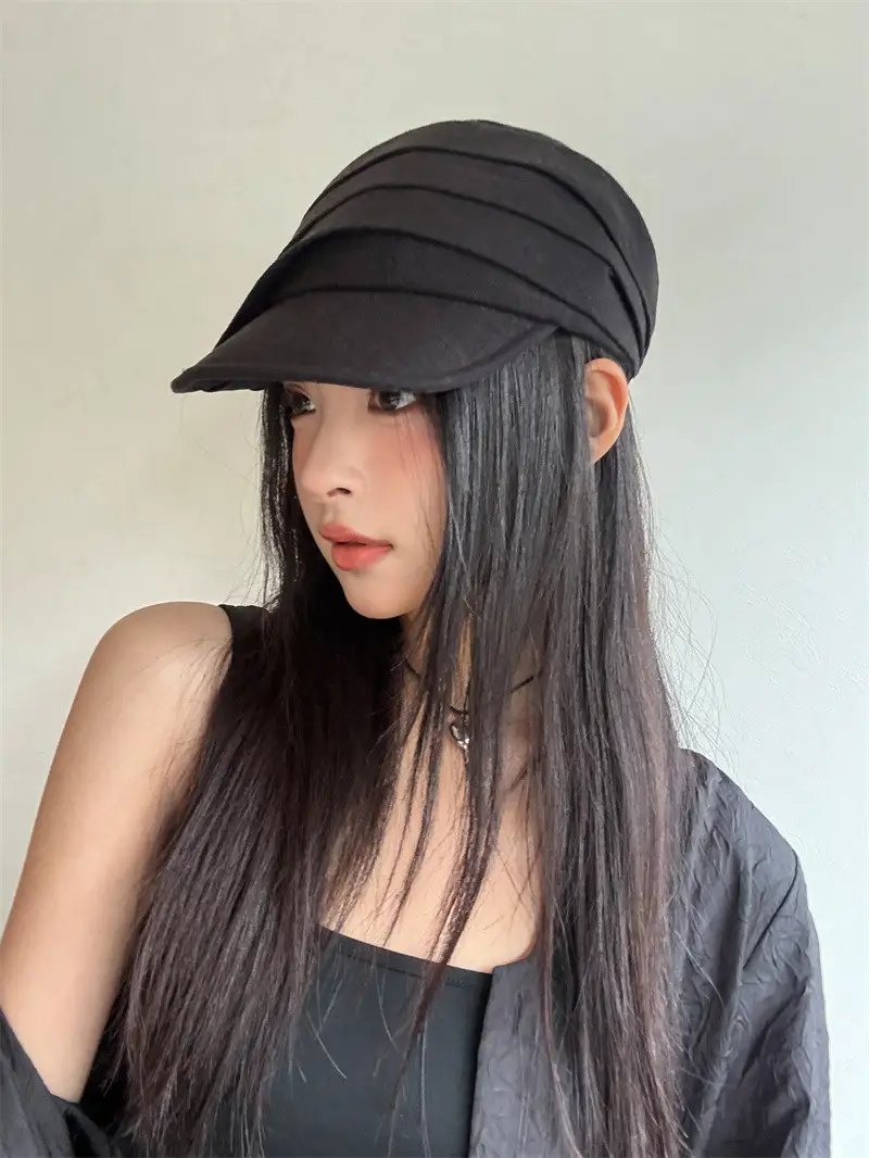 Japanese Style Sunscreen Cap Women Hemp Cap Octagonal — feature 8