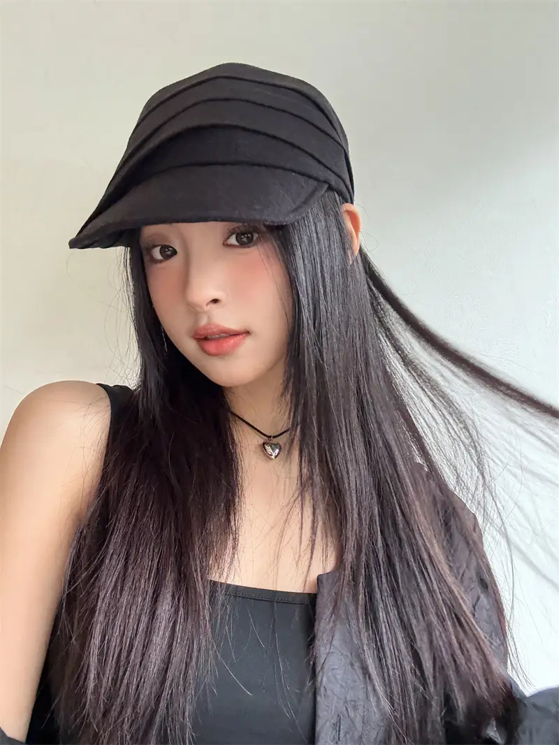 Japanese Style Sunscreen Cap Women Hemp Cap Octagonal — feature 9