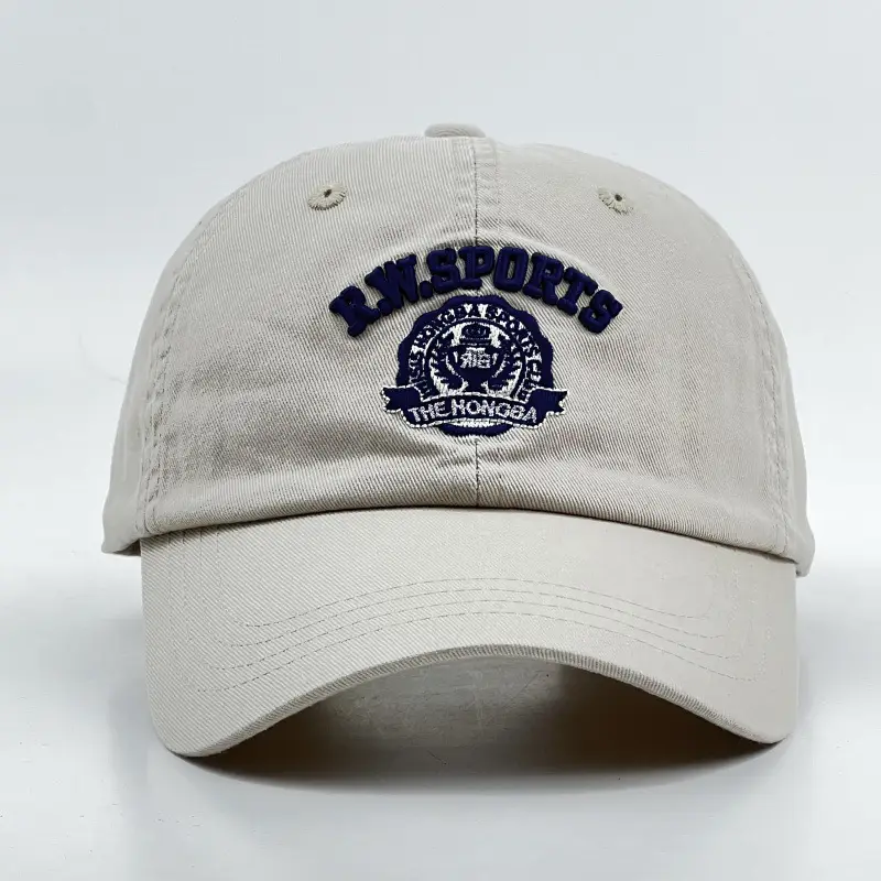 American Letter Baseball Cap Blue Men Women — feature 5