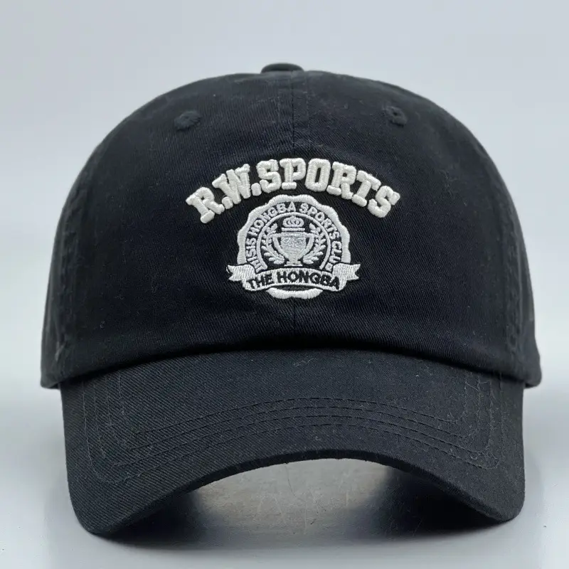 American Letter Baseball Cap Blue Men Women — feature 7