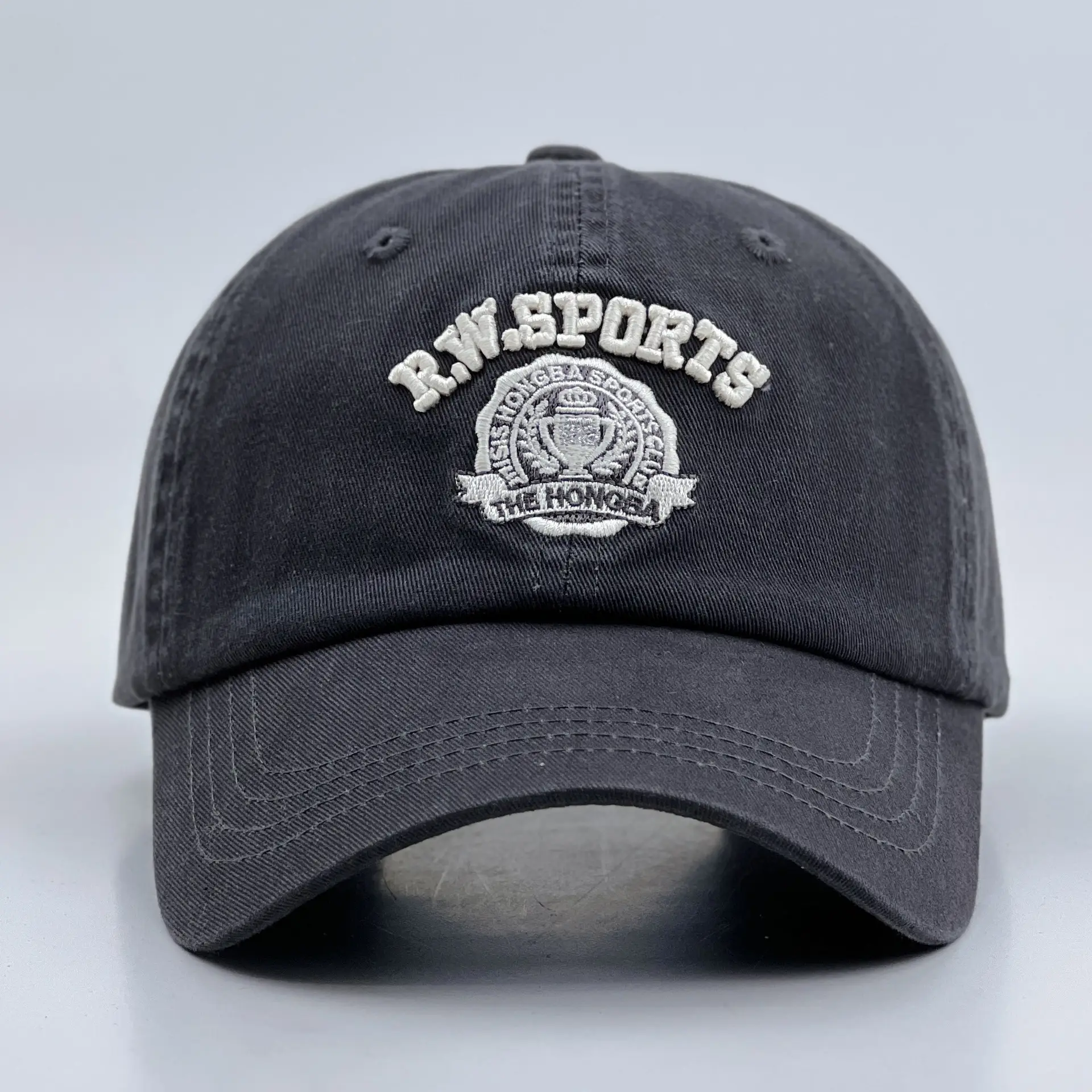 American Letter Baseball Cap Blue Men Women - Image 2