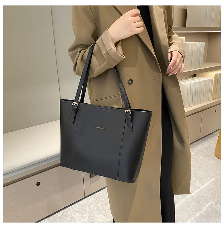 Vintage Brown Beige Shoulder Tote Bag for Women — feature 18