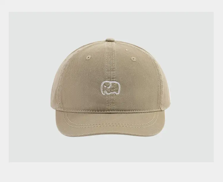 Black Baseball Cap with Cute Elephant Embroidery — feature 8