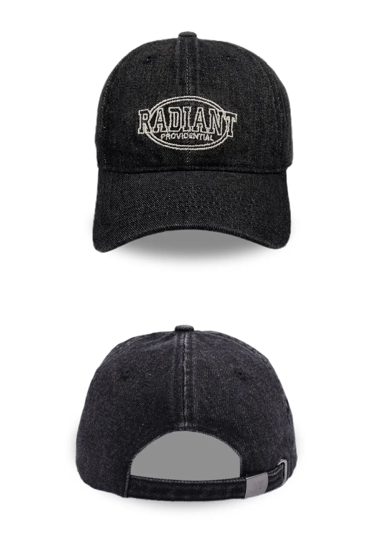 Women's Blue Embroidered Washed Baseball Cap — feature 10