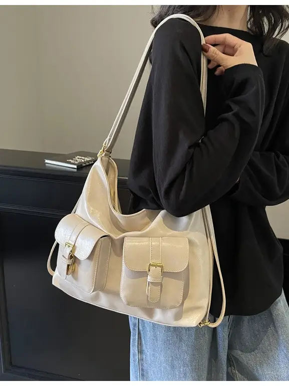 Women's Retro Crossbody Shoulder Bag Brown Leather 2025 - Image 6