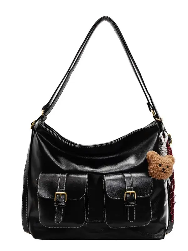Women's Retro Crossbody Shoulder Bag Brown Leather 2025 - Image 9