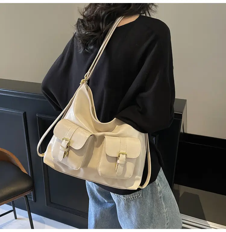 Women's Retro Crossbody Shoulder Bag Brown Leather 2025 — feature 33
