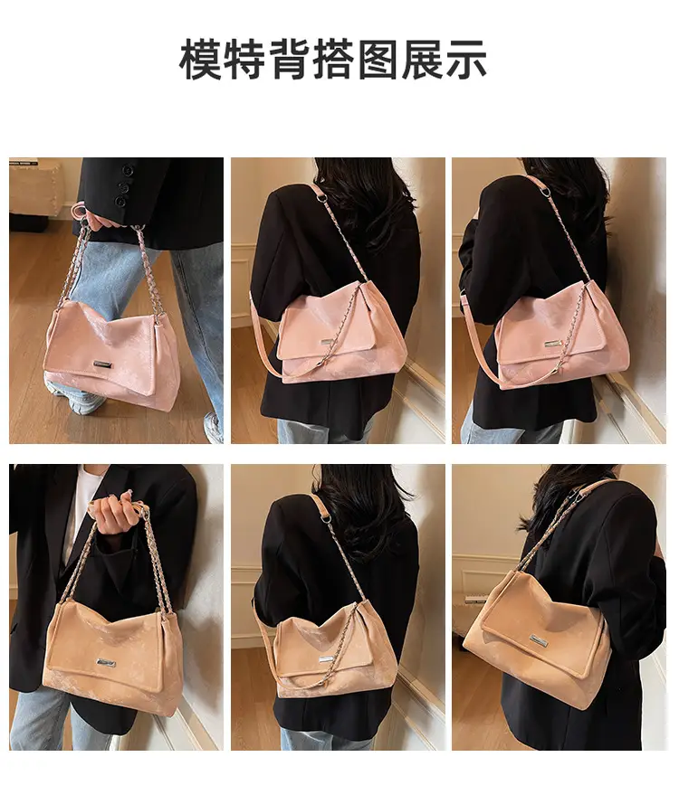 Korean Style Silver Chain Shoulder Bag for Women — feature 11