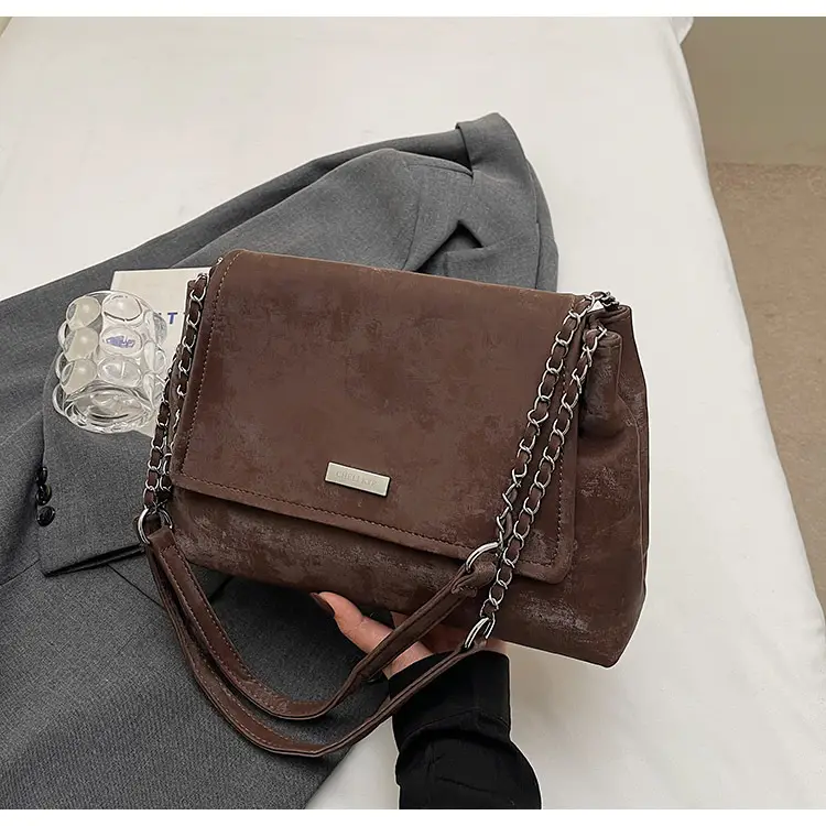 Korean Style Silver Chain Shoulder Bag for Women — feature 42