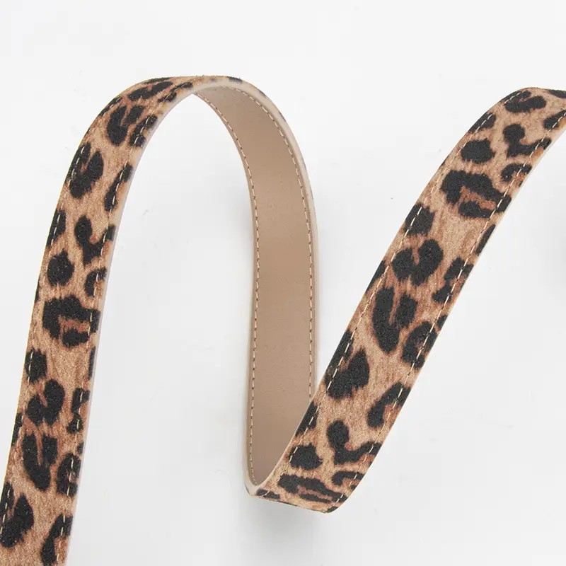 Custom Belt Leopard Snakeskin Print Women Fashion Alloy Buckle — feature 5