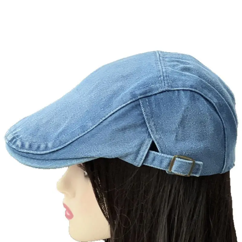 Men's Denim Forward Cap with Adjustable Strap - Image 9