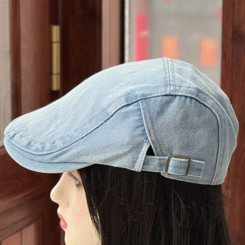 Men's Denim Forward Cap with Adjustable Strap — feature 2
