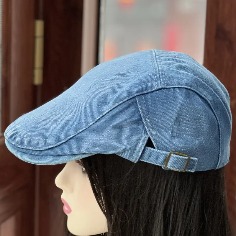 Men's Denim Forward Cap with Adjustable Strap — feature 4