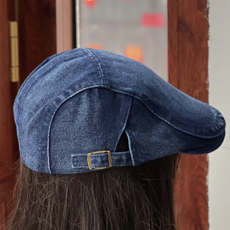 Men's Denim Forward Cap with Adjustable Strap — feature 7