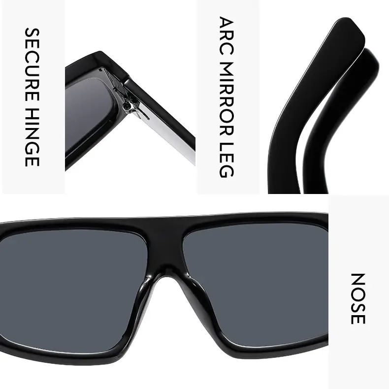 2025 Men Women Sunscreen Sunglasses Black Cross Border — feature 12