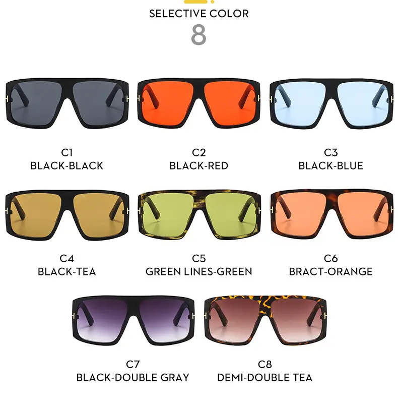 2025 Men Women Sunscreen Sunglasses Black Cross Border — feature 14