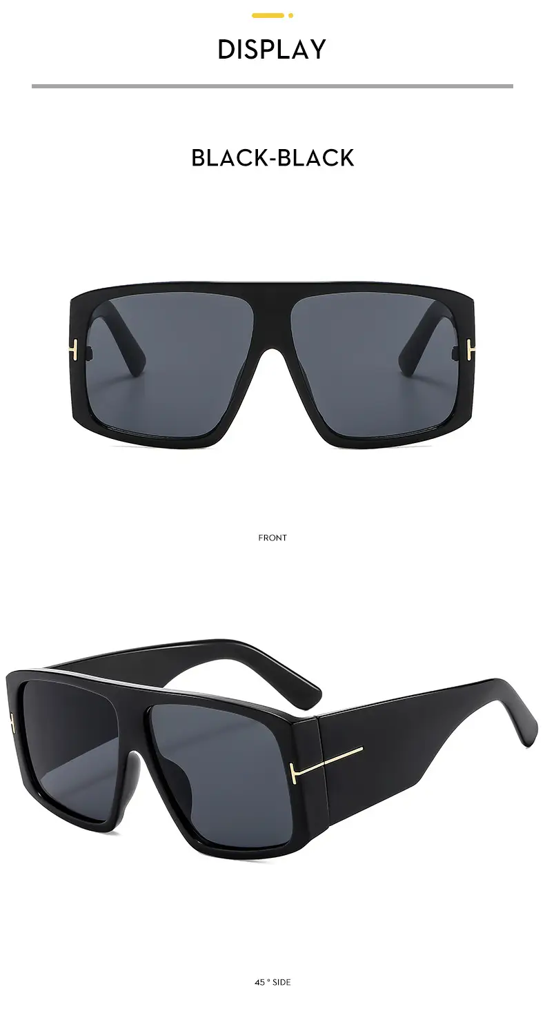 2025 Men Women Sunscreen Sunglasses Black Cross Border — feature 15