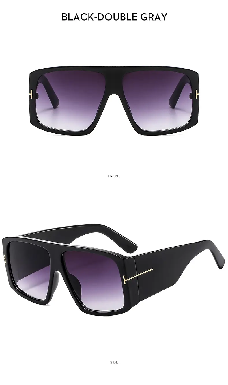2025 Men Women Sunscreen Sunglasses Black Cross Border — feature 22